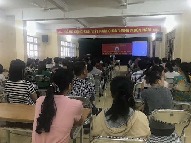 Trường Tiểu học, Trung học cơ sở và Trung học phổ thông Hàng hải I tổ chức gặp mặt các bậc phụ huynh đầu năm học 2018 – 2019